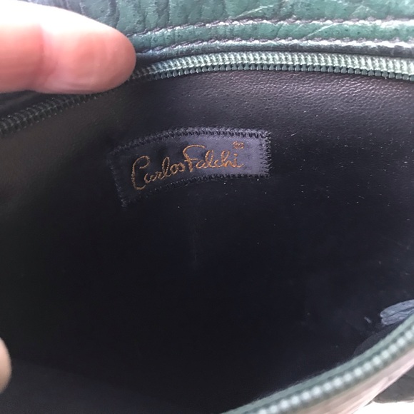 Vintage Carlos Falchi Leather Mini Pouch - Picture 6 of 6